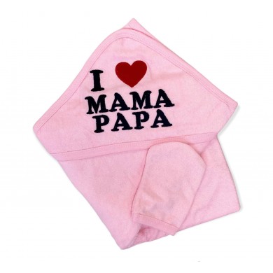 I love Mama Papa PINK -...